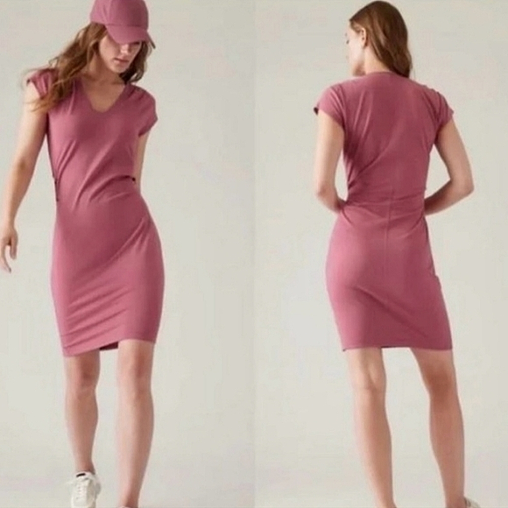 ATHLETA EFFORTLESS TEE DRESS S‎
